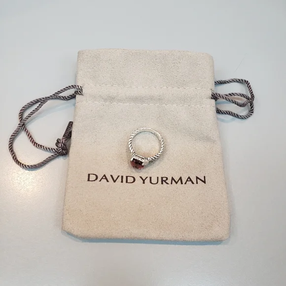 DAVID YURMAN Garnet Petite Wheaton Ring - Picture 8 of 12